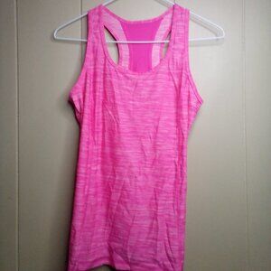 Danskin Now Tank Top S Fitted Racer Back Workout Athletic Pink